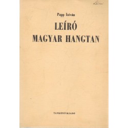 Leíró magyar hangtan