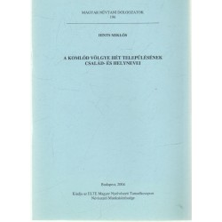 A Komlód völgye hét településének család- és helynevei