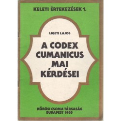 A codex cumanicus mai kérdései