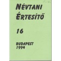 Névtani értesítő 16.