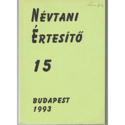 Névtani értesítő 15.