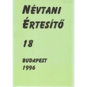 Névtani értesítő 18.