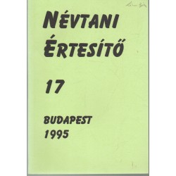 Névtani értesítő 16.