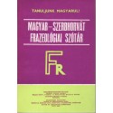 Magyar-szerbhorvát frazeológiai szótár
