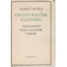 Anyanyelvünk életéből