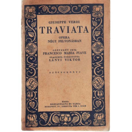 Giuseppe Verdi: Traviata