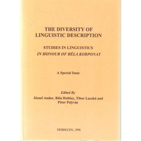 The diversity of linguistic description