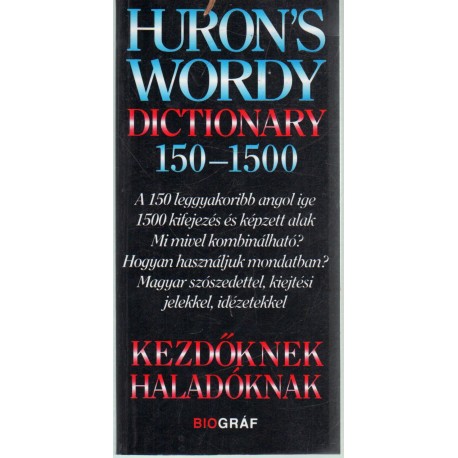 Huron's wordy dictionary 150-1500