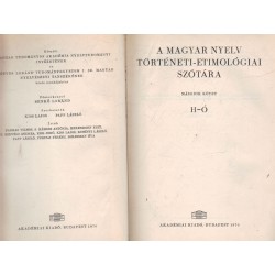 A magyar nyelv történeti-etimológiai szótára 2. kötet
