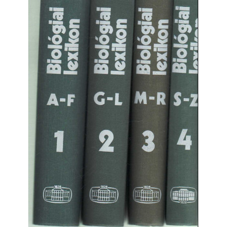 Biológiai lexikon I-IV. (1975)