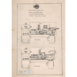 Gépkönyv EU 400-01 Egyetemes- RT 50-01 Revolver eszterga