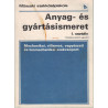 Anyag- és gyártásismeret I. osztály