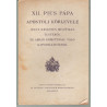 XII. Pius Pápa apostoli körlevle